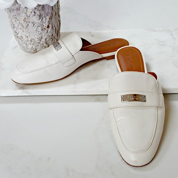 COACH SAMIE Leather SLIDE SZ 8 - Picture 7 of 8